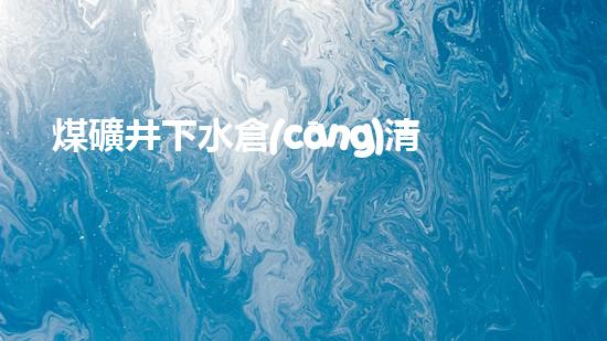 煤礦井下水倉(cāng)清淤設(shè)備維修：解鎖黑暗深淵，守護(hù)生命之源！